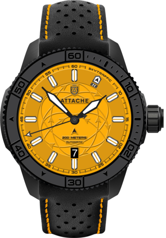 Attache watch SKYTRAFFIC AUTOMATIC BYELLOW