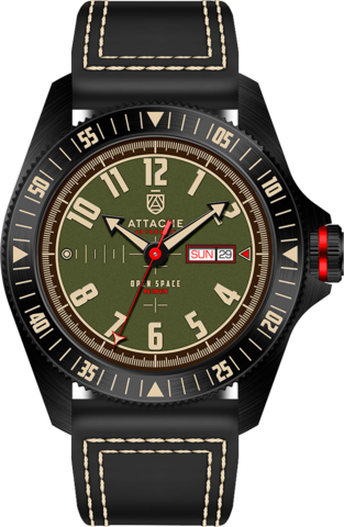 Attache watch Open Space BGreen Lum