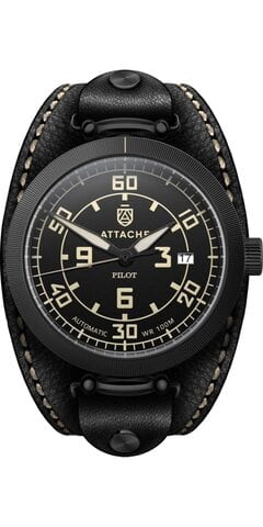 Attache watch Pilot Black-Y