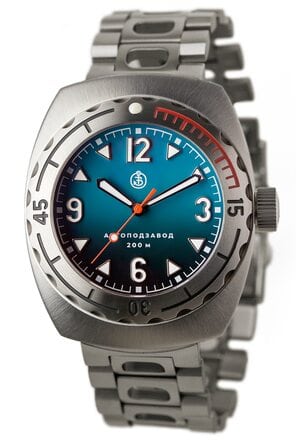 Buyalov Design A67 watch Titanium Turquoise Bracelet