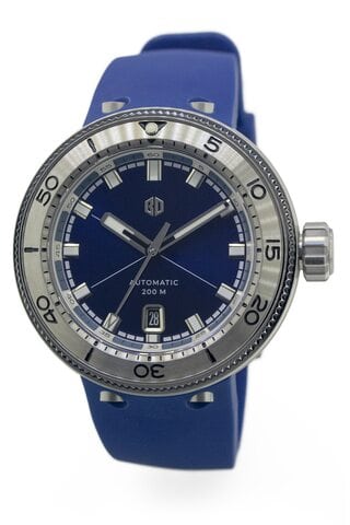 Buyalov RR03 Akula watch (blue, silicon) with minor defects