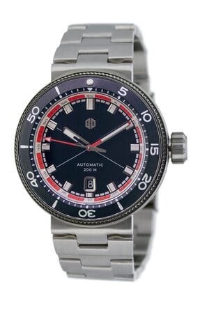 Buyalov RR03 Akula watch (black, bracelet)