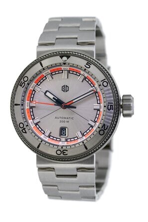 Buyalov RR03 Akula watch (silver, bracelet) minor defects