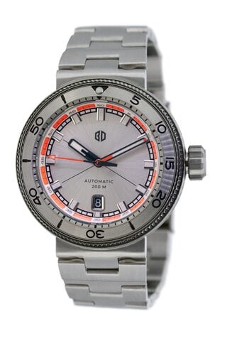 Buyalov RR03 Akula watch (silver, bracelet) minor defects