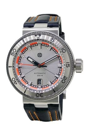 Buyalov RR03 Akula watch (silver, leather) with minor defects
