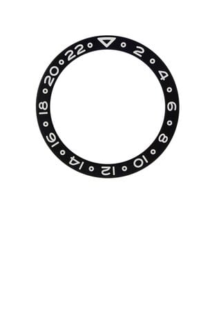 Bezel Insert Alum Black 24h for Sevmorput watch