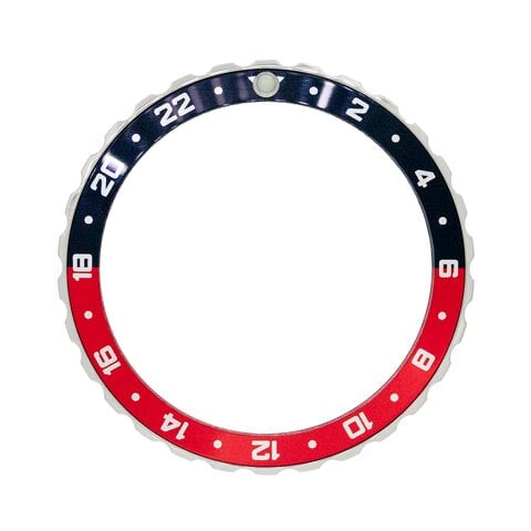 Vostok Amphibia 24H Black Red Universal Bezel