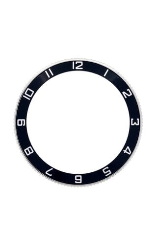 Black universal bezel 12 hour
