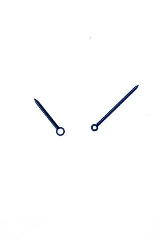 Blued hour and minute hands for Vostok Classica 69 case watches