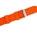 Vostok Watch Silicon Strap Anti Dust 18mm Orange
