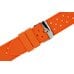 Vostok(Wostok) Uhr Silikonarmband mit Anti-Staub-22mm Orange